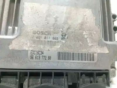 Second-hand car spare part ecu engine control for peugeot 307 (3a/c) 1.6 hdi oem iam references 9661377280 0281011863 edc16c34
