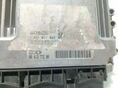 Second-hand car spare part ecu engine control for peugeot 307 (3a/c) 1.6 hdi oem iam references 9661377280 0281011863 / bsi2004h05 9661940480
