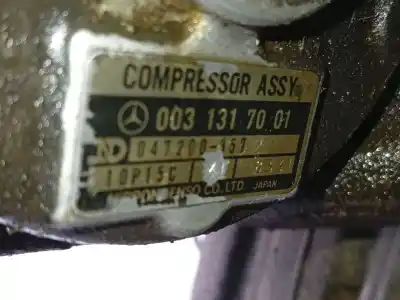 Second-hand car spare part AIR CONDITIONING COMPRESSOR for MERCEDES-BENZ 190 (W201)  OEM IAM references 0031317001 0472003572 