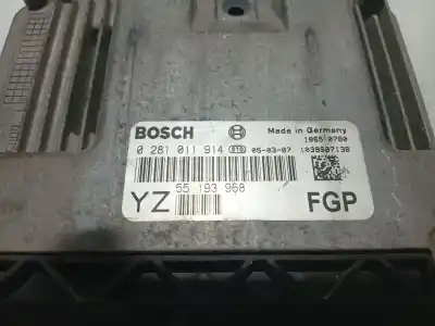 Second-hand car spare part ecu engine control for opel vectra c (z02) 1.9 cdti (f69) oem iam references 55193968 24461295 / 5112703 93182084 / 13162134dl