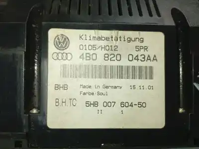 Автозапчастина б/у клімат-контроль для audi a6 c5 avant (4b5) 2.5 tdi посилання на oem iam 4b0820043aa  5hb00760450