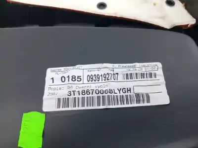 Автозапчасти б/у обивка передней правой двери за skoda superb ii (3t4) 2.0 tdi ссылки oem iam 3t1867006bl  3t1867012