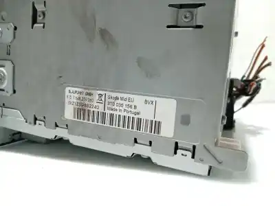 Автозапчастина б/у аудіо система / радіо cd для skoda superb ii (3t4) 2.0 tdi посилання на oem iam 3t0035156b 7648259360 