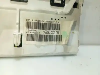 Second-hand car spare part multifunction display for peugeot 206 fastback (2a/c) 1.4 hdi eco 70 oem iam references 96616372xt ns108908867 281168375a