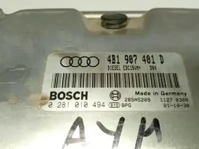 Автозапчасти б/у блок управления двигателем за audi a6 c5 avant (4b5) 2.5 tdi ссылки oem iam 4b1907401d 0281010494 