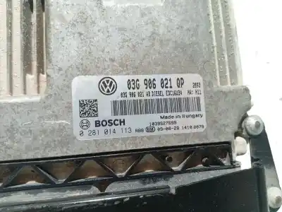 Автозапчасти б/у блок управления двигателем за skoda superb ii (3t4) 2.0 tdi ссылки oem iam 03g906021qp 0281014113 1039s27699