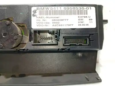 Peça sobressalente para automóvel em segunda mão comando de sofagem (chauffage / ar condicionado) por bmw 3 (e90) 320 d referências oem iam 64116958536 a2c53117977 