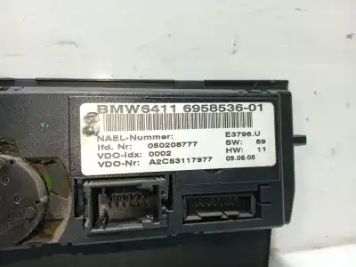Peça sobressalente para automóvel em segunda mão comando de sofagem (chauffage / ar condicionado) por bmw 3 (e90) 320 d referências oem iam 64116958536 a2c53117977 
