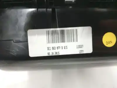 Автозапчасти б/у пепельница за skoda octavia iii (5e3, nl3, nr3) 1.6 tdi ссылки oem iam 5e1863077  