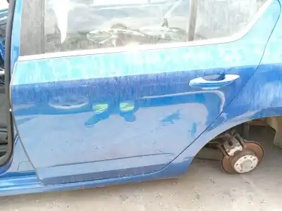 Peça sobressalente para automóvel em segunda mão porta do automóvel traseira esquerda por skoda octavia iii (5e3, nl3, nr3) 1.6 tdi referências oem iam 5e5833055b  