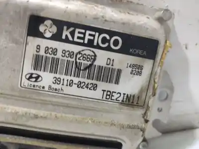 Second-hand car spare part ecu engine control for hyundai getz (tb) 1.1 oem iam references 3911002aa5  
