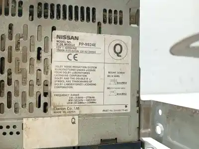 Second-hand car spare part audio system / radio cd for nissan maxima qx (a32) 2.0 v6 24v cat oem iam references 2811343u10  286817740