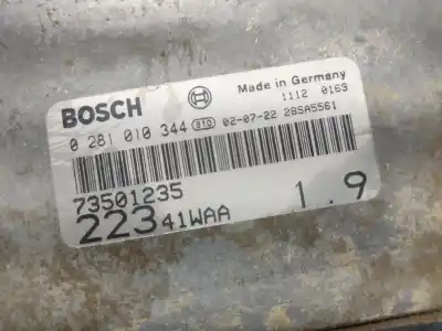 Pezzo di ricambio per auto di seconda mano centralina motore per fiat doblo monospace (119_, 223_) 1.9 jtd (223axe1a) riferimenti oem iam 73501235 0281010344 