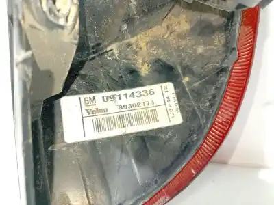 Second-hand car spare part left tailgate light for opel corsa c comfort oem iam references 1222000 89302171 09114336