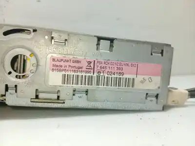 Peça sobressalente para automóvel em segunda mão sistema de áudio / rádio cd por peugeot 407 (6d_) 1.8 16v (6d6fyc) referências oem iam 9660647577