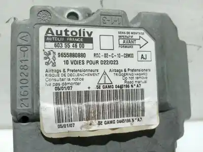 Автозапчасти б/у блок управления подушками безопасности за peugeot 407 (6d_) 2.0 hdi 135 (6drhrh, 6drhre, 6drhrg, 6drhrj) ссылки oem iam 9655880880 603554600 