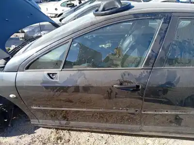 Автозапчасти б/у левая передняя дверь за peugeot 407 (6d_) 2.0 hdi 135 (6drhrh, 6drhre, 6drhrg, 6drhrj) ссылки oem iam 9002x3