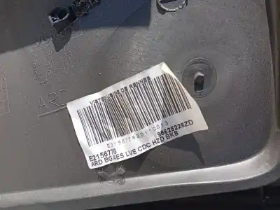 Автозапчастина б/у обликка задніх правіх дверей для peugeot 407 (6d_) 2.0 hdi 135 (6drhrh, 6drhre, 6drhrg, 6drhrj) посилання на oem iam 96625228zd  