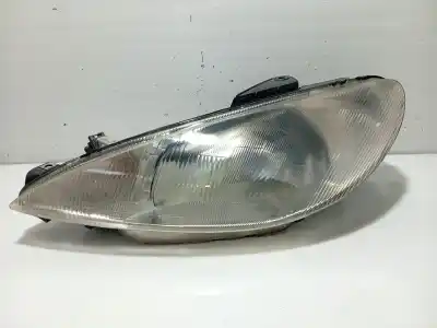 Second-hand car spare part left headlight for peugeot 206 fastback (2a/c) 2.0 hdi 90 oem iam references 6204s7
