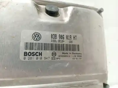Автозапчастина б/у ебу контролер двигуна для seat cordoba (6l2) 1.9 tdi посилання на oem iam 038906019ht 0281010947 / 110080105014a 6l0920820j
