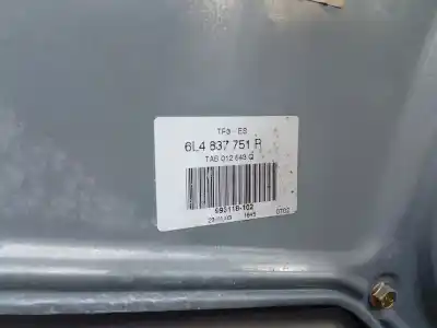 Автозапчастина б/у регулятор вікна передній лівий для seat cordoba (6l2) 1.9 tdi посилання на oem iam 6l4837461  6l4837751r