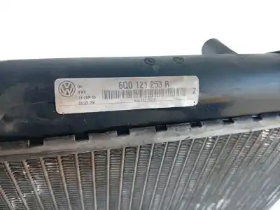 Автозапчастина б/у водяний радіатор для seat cordoba (6l2) 1.9 tdi посилання на oem iam 6q0121253r  