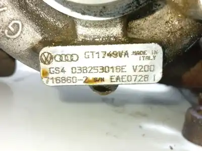 Second-hand car spare part turbocharger for audi a3 (8l) 1.9 tdi oem iam references 038253016e 7168602 gt1749va