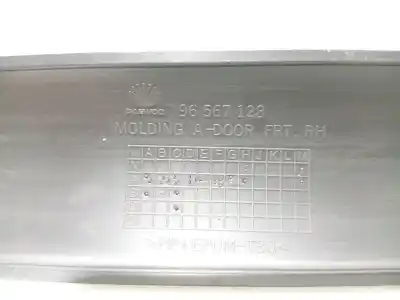 Second-hand car spare part decorative moulding for daewoo matiz (m100, m150) 0.8 oem iam references 96567128  