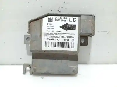 Second-hand car spare part AIRBAG CONTROL UNIT for OPEL CORSA C (X01)  OEM IAM references 24439954 327963935 24439954LC
