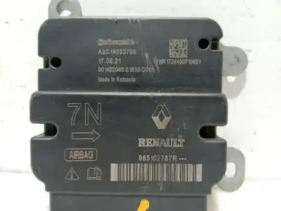 Pièce détachée automobile d'occasion boitier de commande d'airbag pour dacia sandero ii 1.5 dci références oem iam 985102787r a2c14003700 