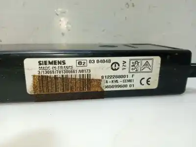 Автозапчасти б/у электронный модуль за citroen c4 picasso 2.0 hdi fap ссылки oem iam 9665099680 s122288001f  Автозапчасти б/у электронный модуль за citroen c4 picasso 2.0 hdi fap ссылки oem iam 9665099680 s122288001f