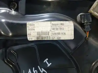 Автозапчасти б/у регулятор стекла заднего левого за seat toledo ii (1m2) 1.9 tdi ссылки oem iam 1m0839755  