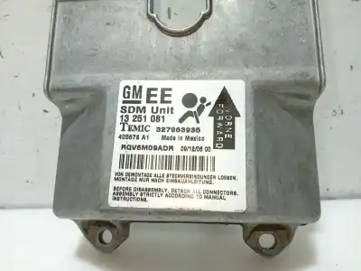 Pièce détachée automobile d'occasion boitier de commande d'airbag pour opel astra h (a04) 1.7 cdti (l48) références oem iam 13251081 327963935 405678a1