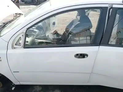 Second-hand car spare part left front door for chevrolet aveo / kalos fastback (t250, t255) 1.2 oem iam references 96897359