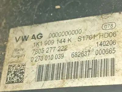 Автозапчастина б/у рульмова рейка для audi a3 (8p1) 1.9 tdi посилання на oem iam 1k1423051bn  