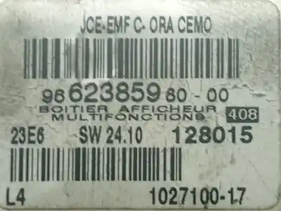 Peça sobressalente para automóvel em segunda mão módulo eletrônico por peugeot 207/207+ (wa_, wc_) 1.6 hdi referências oem iam 9662385980  