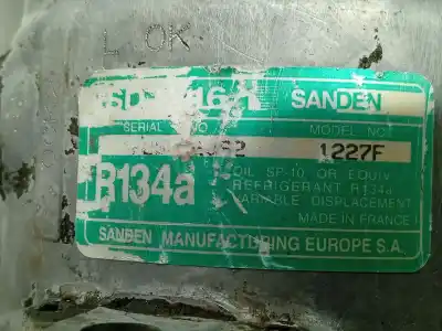 Pezzo di ricambio per auto di seconda mano compressore aria condizionata per citroen berlingo / berlingo first monospace (mf_, gjk_, gfk_) 1.9 d (mfwjz) riferimenti oem iam 6453tk  