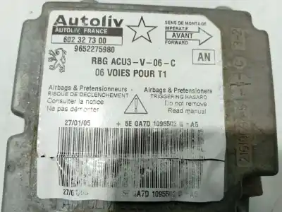 Peça sobressalente para automóvel em segunda mão módulo eletrônico por peugeot 206 fastback (2a/c) 1.4 hdi eco 70 referências oem iam 9652275980  602327300