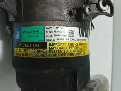 Peça sobressalente para automóvel em segunda mão compressor de ar condicionado a/a a/c por opel astra h gtc (a04) 1.9 cdti (l08) referências oem iam 09066141831 9986181or 383601234