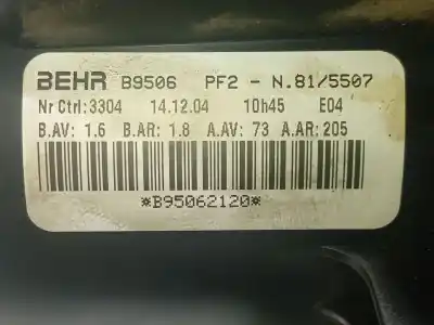 Автозапчасти б/у нагревательный вентилятор за citroen c4 i (lc_) 1.6 hdi ссылки oem iam b95062120 v9506 