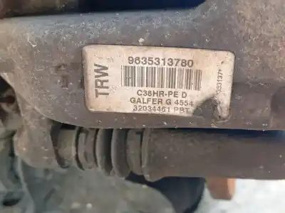 Автозапчастина б/у задній правий гальмівний супорт для citroen c4 i (lc_) 1.6 hdi посилання на oem iam 9635313780 32034461pbt vere9160