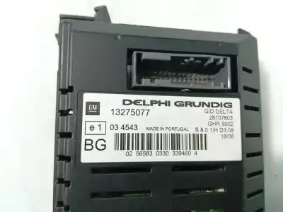İkinci el araba yedek parçası elektronik modül için opel astra h (a04) 1.6 (l48) oem iam referansları 13275077  28107803