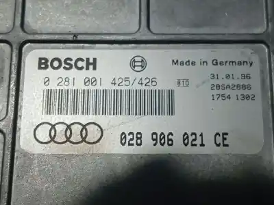 Pièce détachée automobile d'occasion calculateur moteur ecu pour audi a4 b5 (8d2) 1.9 tdi références oem iam 028906021ce 0281001425 