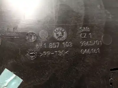 Pezzo di ricambio per auto di seconda mano scatola di guanti per skoda fabia i (6y2) 1.2 riferimenti oem iam 6y185712147h  6y1857103