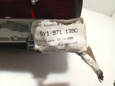 Автозапчасти б/у левый задний фонарь за skoda fabia i (6y2) 1.2 ссылки oem iam 6y6945111b  