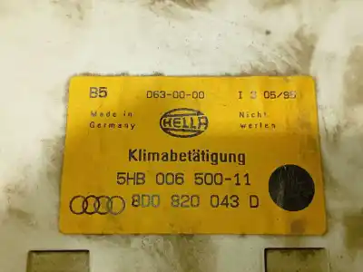 Second-hand car spare part heating / air conditioning control panel for audi a4 b5 (8d2) 1.8 oem iam references 8d0820043d 5hb00650011 