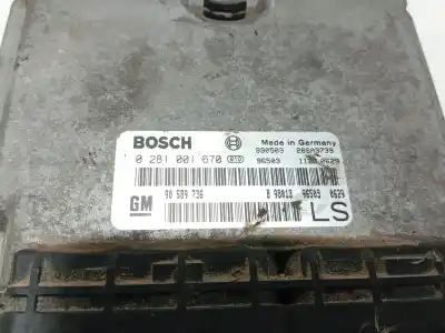 Автозапчасти б/у блок управления двигателем за opel astra g sedán (t98) 1.7 td (f69) ссылки oem iam 0281001670 90589736 