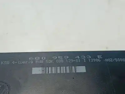 Pezzo di ricambio per auto di seconda mano modulo comfort per skoda fabia i (6y2) 1.2 riferimenti oem iam 6q0959433e  