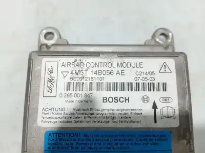 Автозапчасти б/у блок управления подушками безопасности за ford focus c-max (dm2) 1.6 ссылки oem iam 4m5t14b056ae 0285001847 6e0012181101