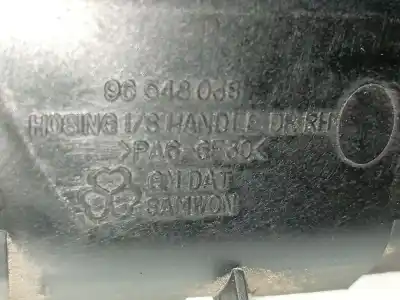 Peça sobressalente para automóvel em segunda mão puxador interior traseiro direito por daewoo lacetti fastback (klan) 1.4 referências oem iam 96548038  